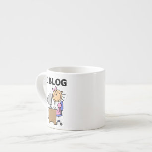 Girl Blogger Espresso Cup