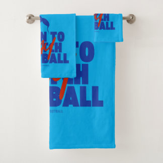 Girl Born To Play Football Bath Towel Set