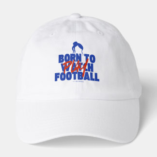 Girl Born to Play Football Trucker Hat