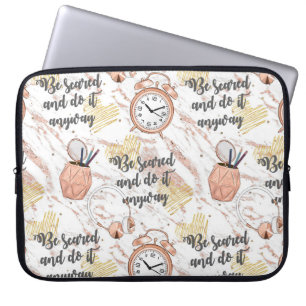 Girl Boss: Be Scared and Do It Anyway Laptop Sleeve