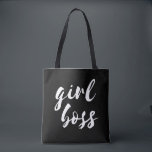 Girl boss black tote bag<br><div class="desc">A shout-out to all the boss ladies with this modern design.</div>