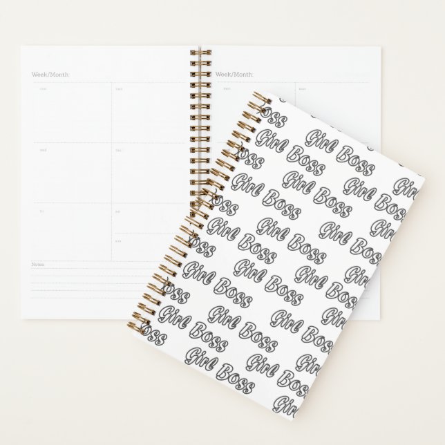 Girl Boss Empowered Lady Entrepreneur Planner (Display)