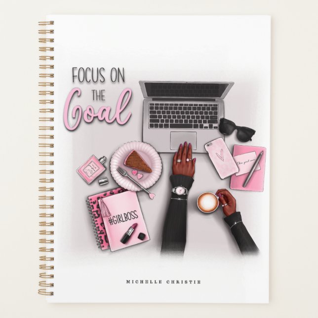 Girl Boss Has Goals  Planner (Front)
