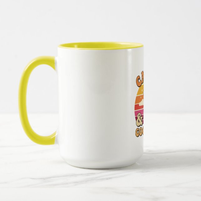 Girl Boss Mug Caffeine & Chaos Coordinator Cup. (Gauche)