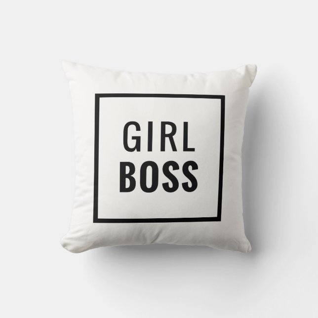 Girl Boss Pillow (Front)