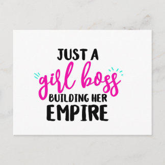 Girl Boss Postcard