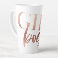 Girl Boss | Rose Gold Black Text |