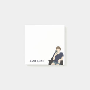 Girl Boss Selfie Post-it Notes