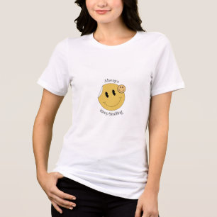 Girl Boss White T-Shirt Trendy Casual Graphic Te Tri-Blend Shirt