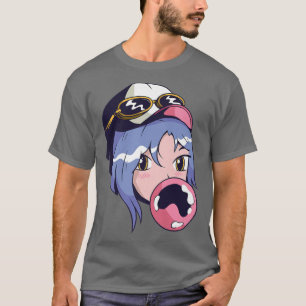 Girl bubble Anime Japanese manga Chibi Kawaii otak T-Shirt