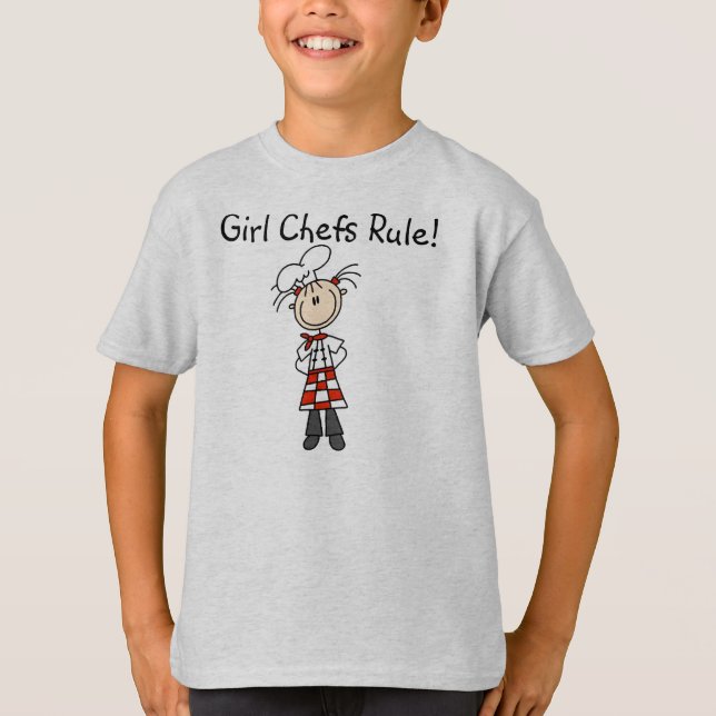 Girl Chefs Rule T-Shirt (Front)