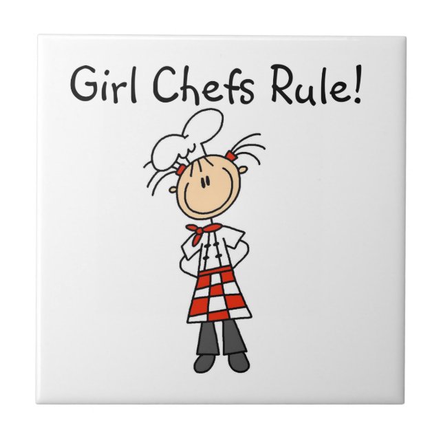 Girl Chefs Rule Tile (Front)