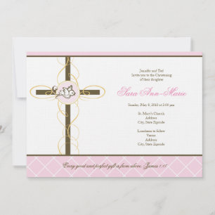 Girl Christening/Baptism Invitation