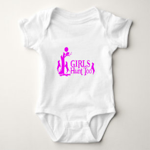 GIRL COON HUNTING BABY BODYSUIT