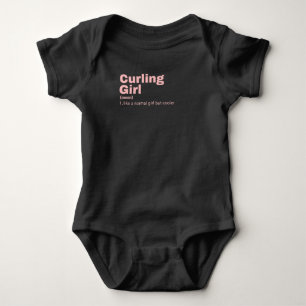  Girl - Curling Baby Bodysuit