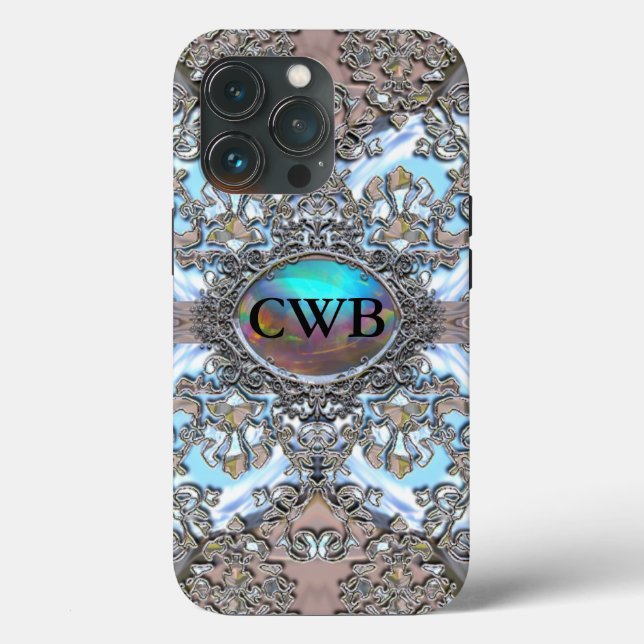 Girl Damsel Damask Girly  Case-Mate iPhone Case (Back)