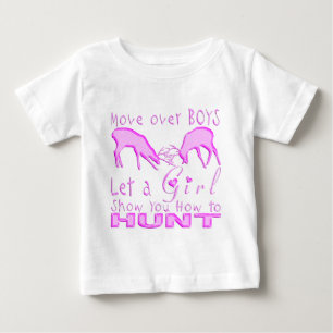 GIRL DEER HUNTING BABY T-Shirt