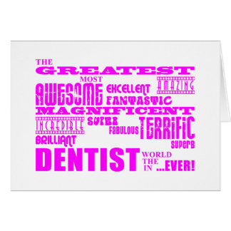 Girl Dentists Birthdays : Pink Greatest Dentist