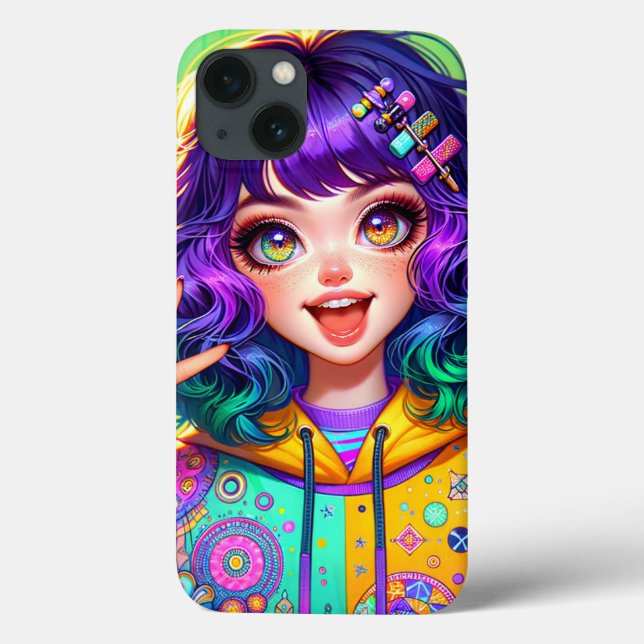 Girl Design Case-Mate iPhone Case (Back)