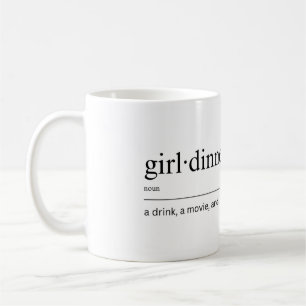 girl dinner mug
