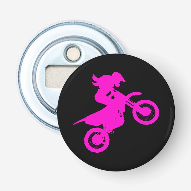 Girl Dirt Bike   Bottle Opener (Front)