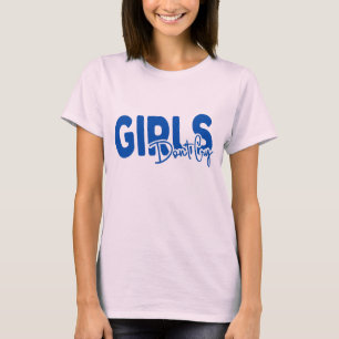 Girl Don't cry typograpy pale pink T-shirt