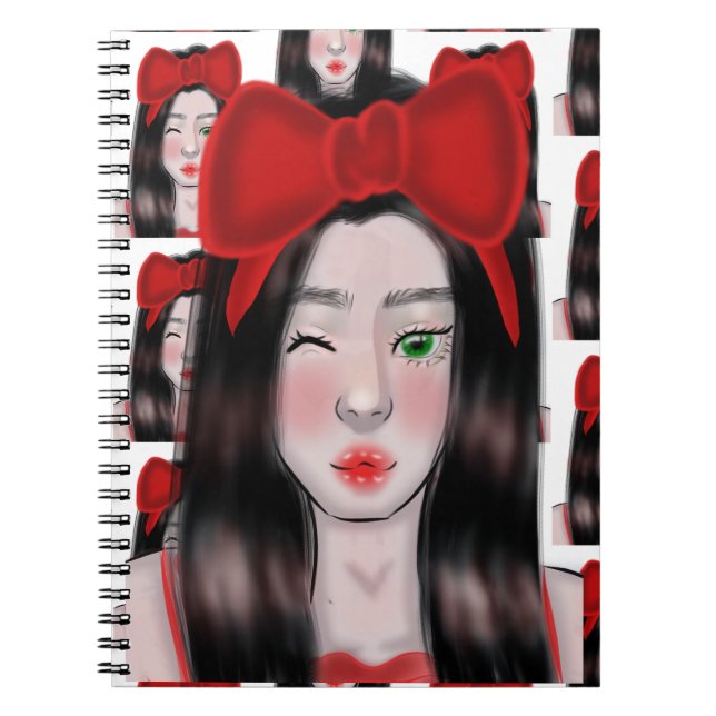 Girl Drawing Notebook (Front)