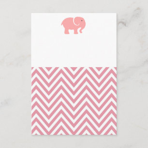 Girl Elephant baby shower invitation