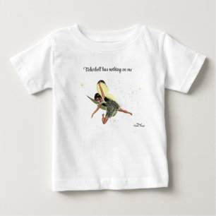Girl Fairy With Yellow Wings Baby Girl T-Shirt