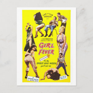 GIRL FEVER POSTCARD