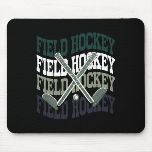 Girl Field Hockey Shirt Teen Youth Cute Sister Mom Mouse Pad