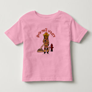 Girl Firefighter Toddler T-shirt