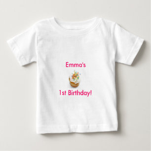 Girl First Birthday Baby T-Shirt