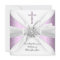 Girl First Holy Communion Pink Damask White Silver