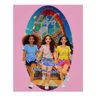 Girl Friends-Let's Have Fun Poster