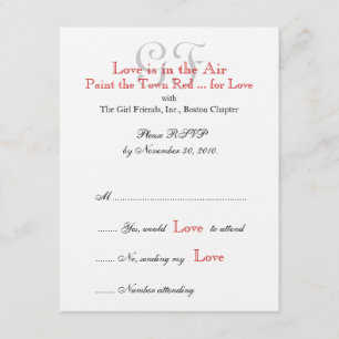 Girl Friends Night Out RSVP Cards 2