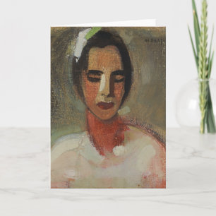 Girl from California, Helene Schjerfbeck Card