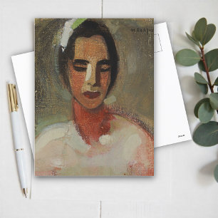 Girl from California, Helene Schjerfbeck Postcard