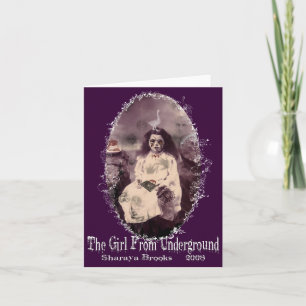 Girl From Underground Notecard