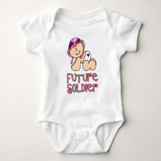 Girl future Soldier Baby Bodysuit