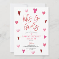 Girl Galentine's Day Party Brunch Dinner Valentine