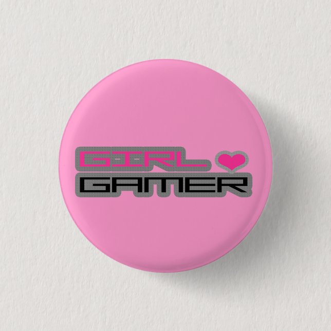 Girl Gamer Button (Front)
