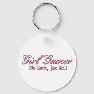 Girl Gamer Keychain