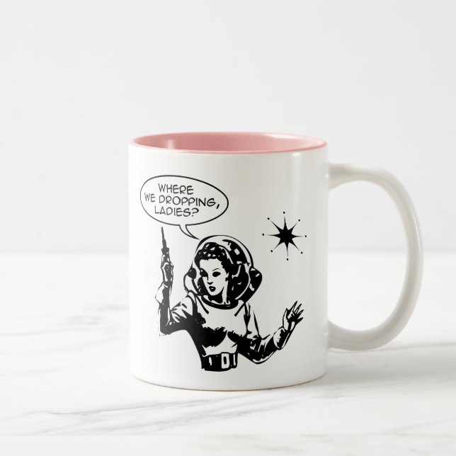 Girl Gamer  Two-Tone Coffee Mug (Right)