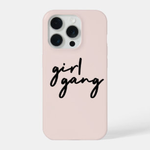 Girl Gang   Girl Power Modern Feminism Blush Pink iPhone 15 Pro Case