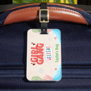 GIRL GANG LUGGAGE TAG (Personalized)