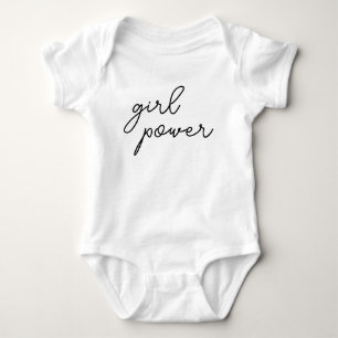 Girl Gang Modern Feminist Girl Power Quote Baby Bodysuit
