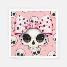 Girl Ghost Skeleton Halloween Pink Themed