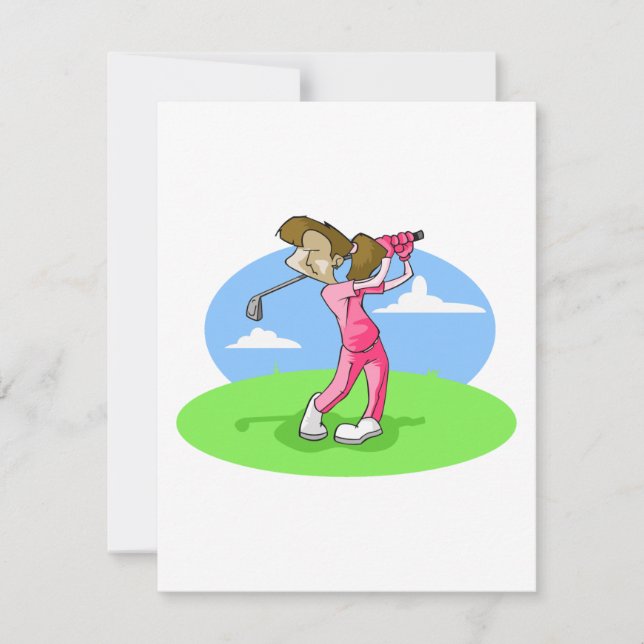 girl golfer (Front)