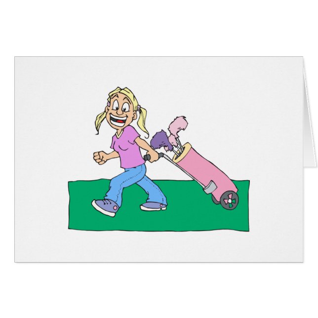 Girl Golfers (Front Horizontal)